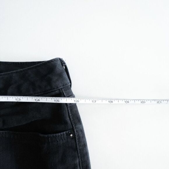 Topman Men's Slim Denim Jeans Black Classic High Rise Size 32x34 - Picture 7 of 10